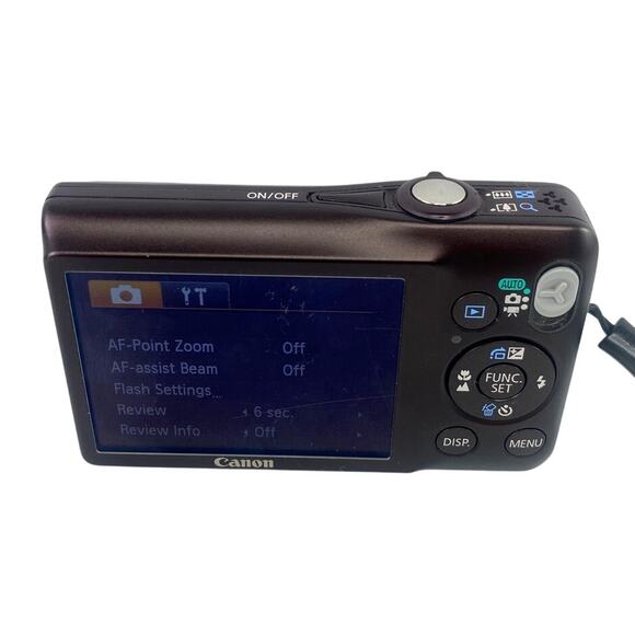 Canon Powershot SD1300 IS Dark Brown Digital Camera Bundle PC1469 Tested Working - Picture 4 of 7